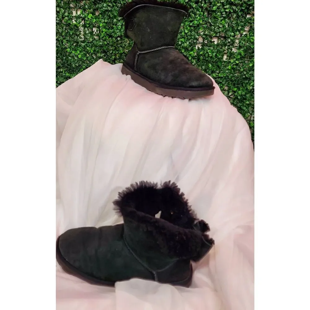 UGG black suede